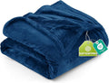 Utopia Bedding Ultra Soft Fleece Bed Blanket Full Size Navy | Microfiber Plush by UTOPIABEDDING