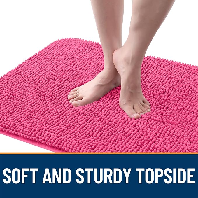 OLANLY Dog Door Mat for Muddy Paws 30x20, Super Absorbent Chenille Mud Mat | - Image 4