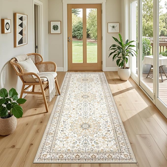Hallway Runner Rug: 2.6x8 Kitchen Boho Rugs - Image 5