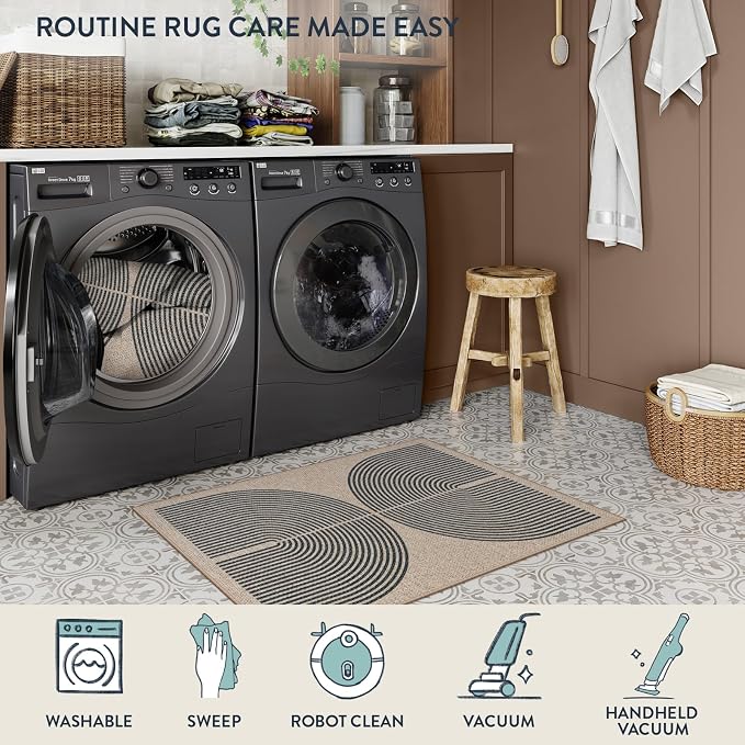 Lahome Rainbow Easy Jute Rug - Image 6