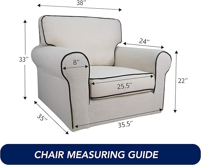 PureFit Stretch Chair Covers Fleece Couch Covers - Image 6