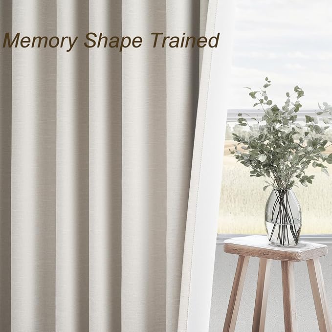 Extra Wide Total Blackout 96 Inch Curtains 70 Inches Wide - Image 4