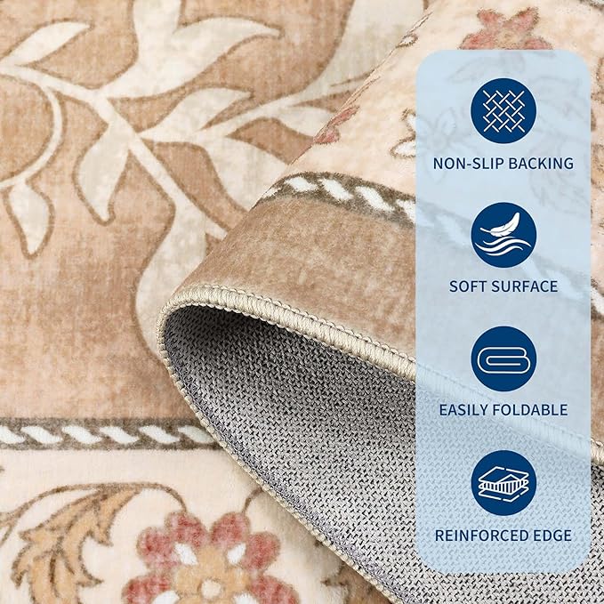 GarveeHome Provence 9x12 Area Rug - Image 6