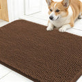 OLANLY Dog Door Mat for Muddy Paws 30x17, Super Absorbent Chenille Mud Mat | by OLANLY