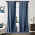 100% Blackout Curtains 108 Inch Length 2 Panels Set by Guken