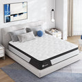 Avenco Full 12 Inch Hybrid Mattress - Medium Firm, CertiPUR-US Foam, Pressure Relief, Motion Isolation, Breathable Fabric