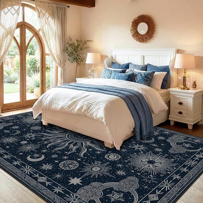 Vacuum-Friendly, 8x10 Washable Area Rug - Image 3