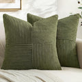 MIULEE Olive Green Decorative Throw Pillow Covers by MIULEE