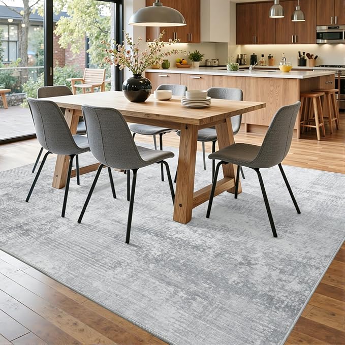4x6 Ft Area Rugs for Living Room, Soft Non-Slip Washable Rugs Modern Abstract - Image 9