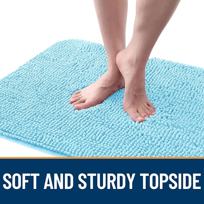 OLANLY Dog Door Mat for Muddy Paws 30x20, Super Absorbent Chenille Mud Mat | - Image 4