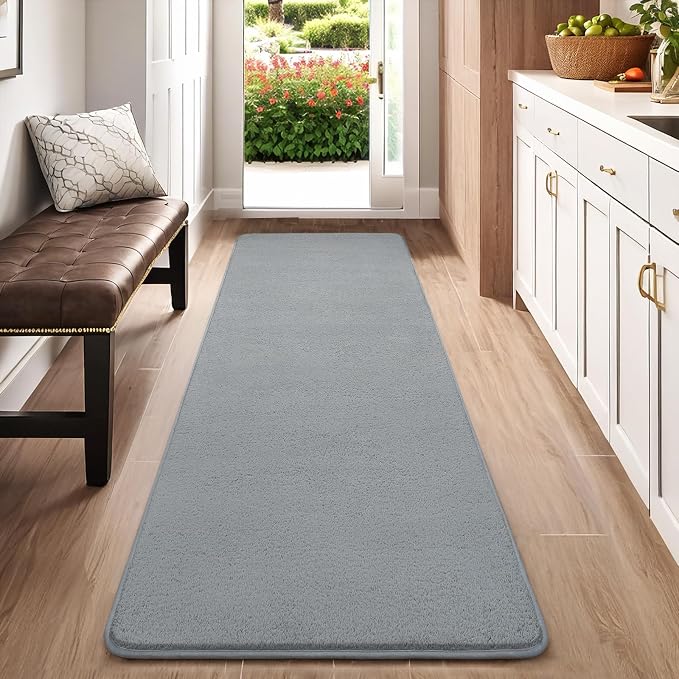2x8 Runner Rug for Hallway, Long Runner Rugs Non Slip, Non Slip Backing Runners - Image 2