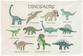 Dinosaurs Themed Rectangular Canvas Banner Flag Wall Sign Art Gift for Nursery Classroom Above Crib Bedroom Playroom Reading Room Wall Decor Baby Shower Kids Teen Birthday Christmas Gift