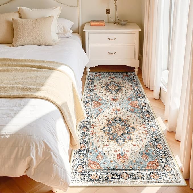 RELEANY Washable Area Rug, Runner 3'x7', Water Repellent, Pet Friendly - Image 2