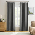 Blackout Pinch Pleated Curtains 90 Inches Long, Privacy Window Drapes by KEQIAOSUOCAI