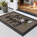 LUMI Outside Welcome Door Mat 24x36, Non-Slip Durable Rubber Easy Clean | Bee by LUMI
