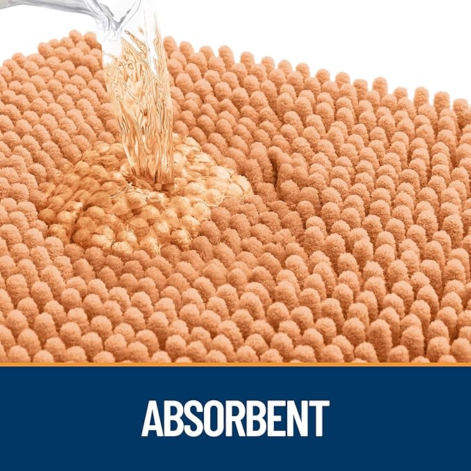 OLANLY Dog Door Mat for Muddy Paws 45x27, Super Absorbent Chenille Mud Mat | - Image 3