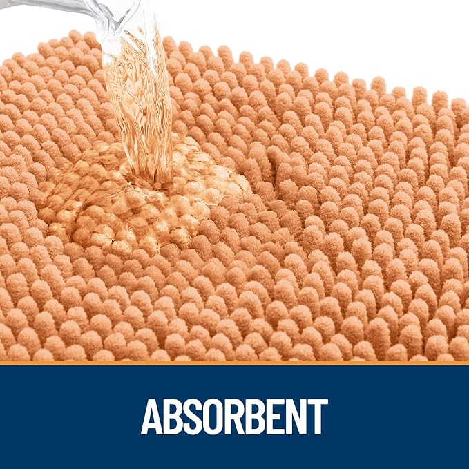 OLANLY Dog Door Mat for Muddy Paws 59x35, Super Absorbent Chenille Mud Mat | - Image 3