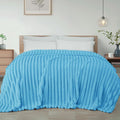 Exclusivo Mezcla Striped Twin Size Fleece Blanket by ExclusivoMezcla