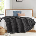 L'AGRATY Chunky Knit Throw Blanket by LAGRATY