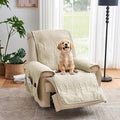 Large Camel Recliner Chair Covers, Quilted Décor Water-Repellent Lazy Boy Chair by Pamhaven