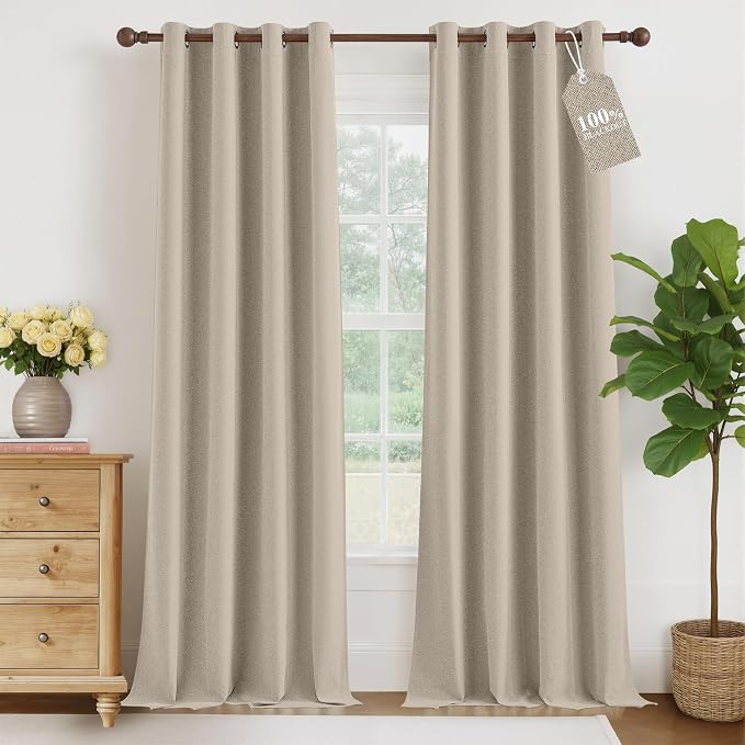 NICETOWN 100% Blackout Curtains by NICETOWN