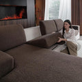 OHSIO Couch Cushion Covers for Sectional Sofa, Stretch Soft Sofa Slipcovers by OHSIO