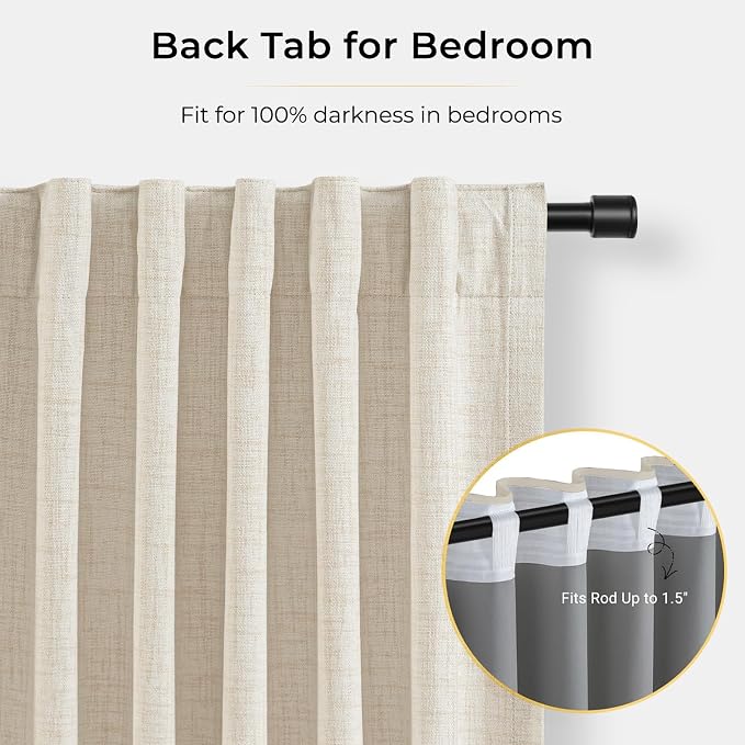 INOVADAY 100% Blackout Curtains - Image 6