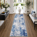 RELEANY Washable Runner 2'x6' Abstract Area Rug by RELEANY