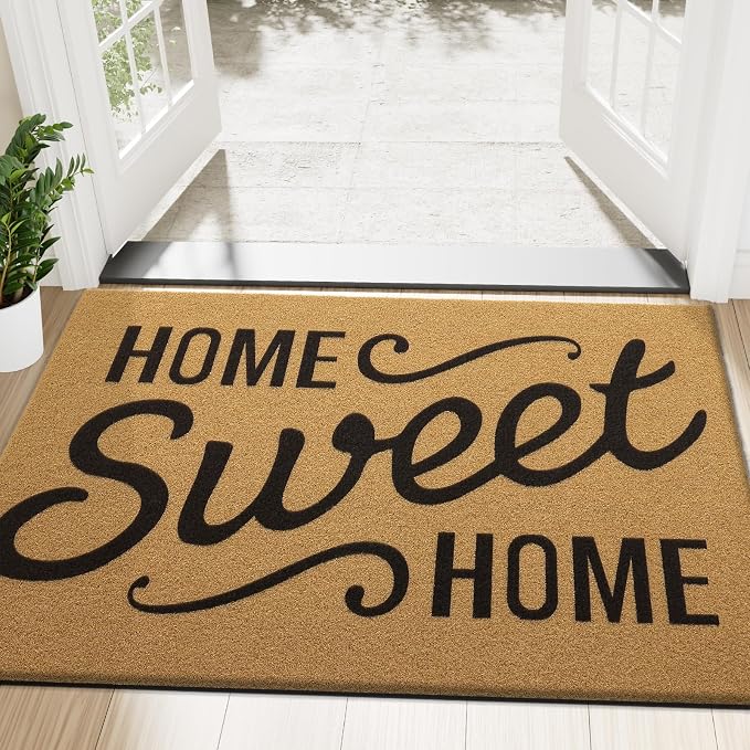 OLANLY Front Door Mat, Low Profile Doormat, Stain and Fade Resistant, - Image 2