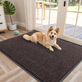 OLANLY Front Door Mat 47x30, Waterproof Heavy-Duty Indoor Outdoor Doormat | Tan by OLANLY