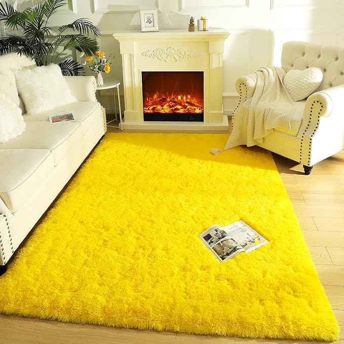 LOCHAS Area Rugs Fluffy Living Room Carpet - Image 4