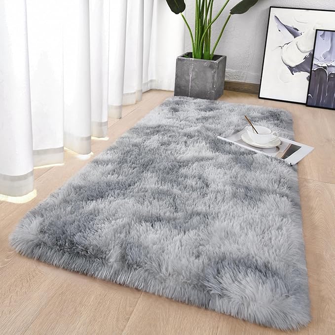 Chicrug Soft Runner Rugs for Bedroom Living Room Plush Fluffy Rug 2x4 | Shag by ChicrugHomeDecor