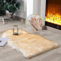 linmopm Faux Fur Sheepskin Rug, 2x3 ft, High-Density Cushion, by Limopmfauxfurproducts