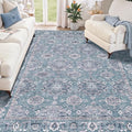 SERISSA 5x7 Washable Non Slip Floral Boho Area Rug by SERISSAHomeDecorCollection