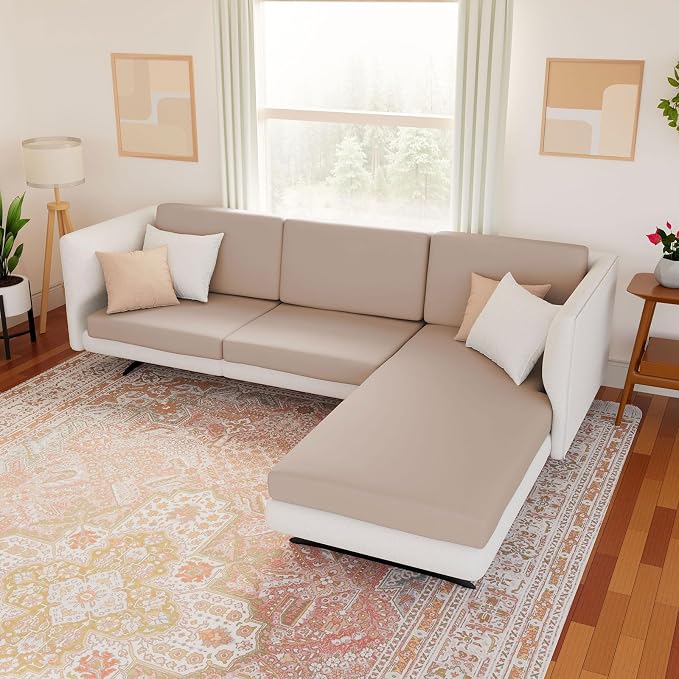 Waterproof Couch Cushion Covers, Stretch Sofa Seat Slipcovers | Stretch Fabric - Image 2
