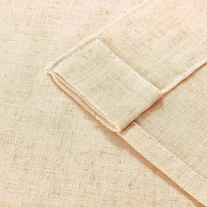 Joydeco Linen Curtains 96 Inch Length 2 Panel Sets, Light Filtering Curtains - Image 5