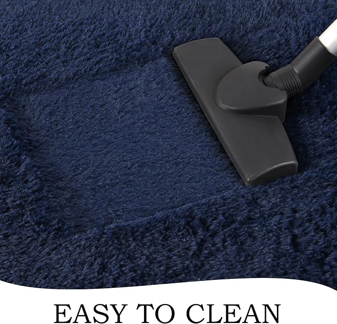 Chicrug Soft Runner Rugs for Bedroom Living Room Plush Fluffy Rug 3x8 | Shag - Image 7