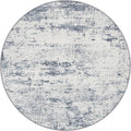 Round Area Rug Living Room: 8 ft Modern Washable Indoor Carpet | by FXRHLP