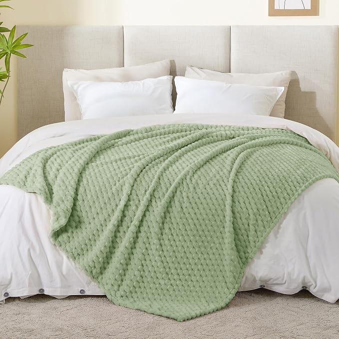 BEDELITE Sage Green Twin Blanket - Image 7