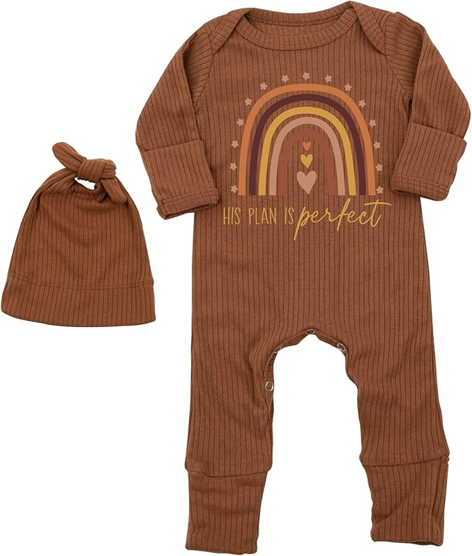 Little Answered Prayer Bodysuit Infant Romper Baby Announcement 0-3 Months Clothes Cute Religious Boys Girls Outfit