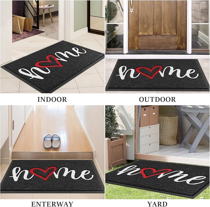 Door Mat Welcome Mat Floor Mat for Entryway, High Traffic Areas | Low Profile - Image 7