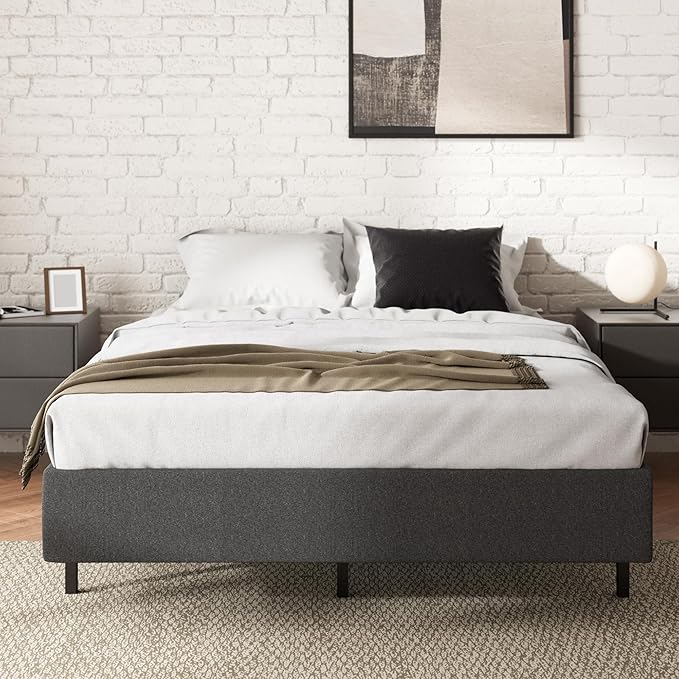 ZINUS 9 Inch Queen WonderBox(TM) Smart Box Spring, Quick Assembly Mattress Foundation, Durable Metal Frame, Grey