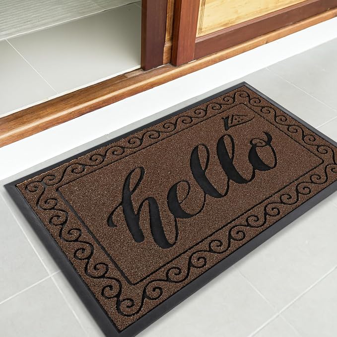 Yimobra Welcome Mats for Front Door 36x24, Heavy Duty Waterproof Outdoor Door - Image 7