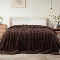 Exclusivo Mezcla Striped California King Size Fleece Blanket by ExclusivoMezcla