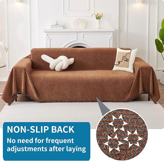 HAOMAIJIA Chenille Couch Cover Sofa Covers - Image 2