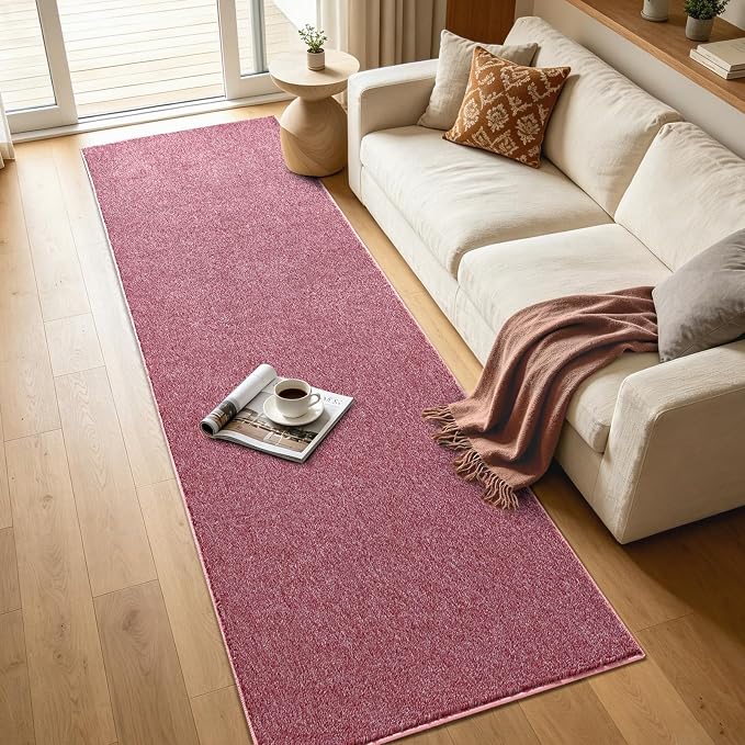 2x6 Red/White Runner Rug Washable Non-Slip - Image 7