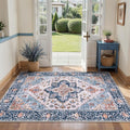 SERISSA 3x4 Washable Non Slip Boho Area Rug by SERISSAHomeDecorCollection