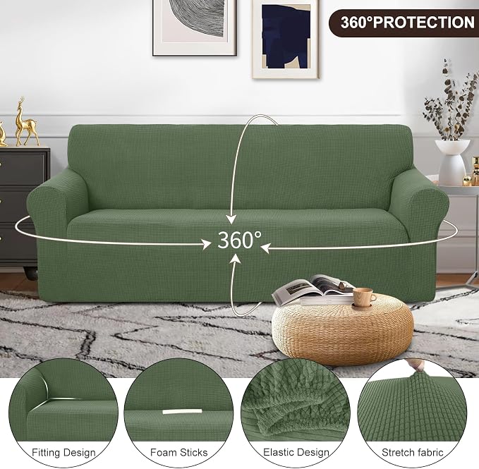 U-NICE HOME Stretch Couch Cover Slipcover - Image 3