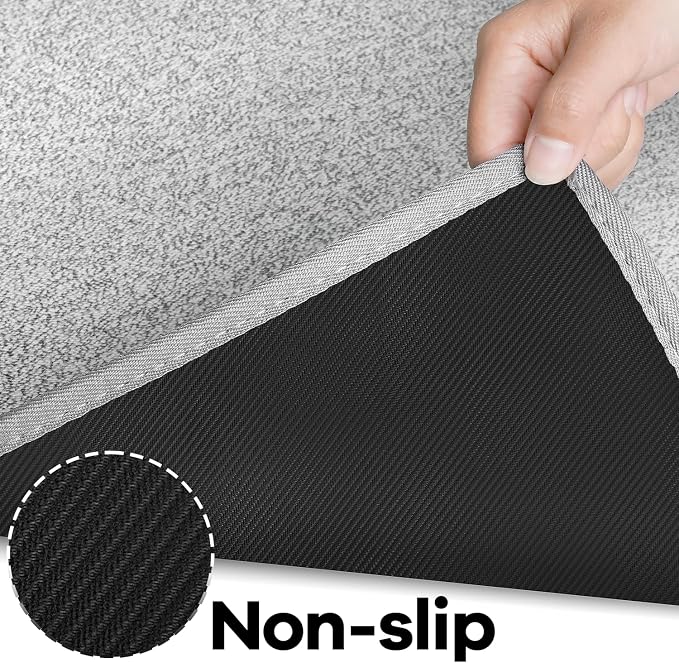 AREDO Door mat with Non Slip Rubber Backing, Washable Soft Floor Carpet - Image 5