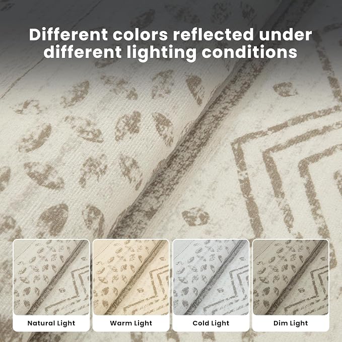 8x10 Moroccan Washable Area Rugs - Image 6